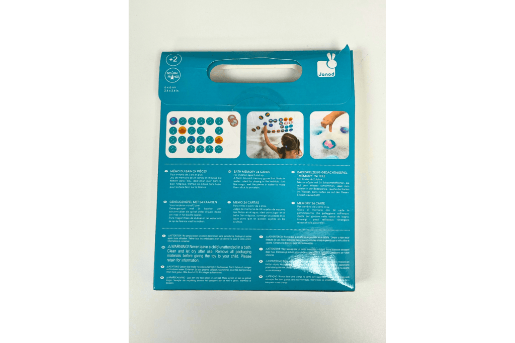 Bath Memory Game - Damaged Packaging - FINAL SALE