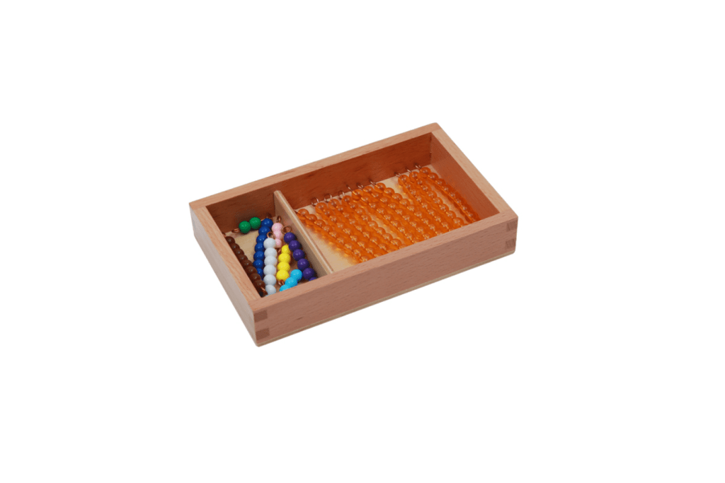 Bead Bars for Teen Board with Box, Montessori materials, Montessori classroom packages, budget-friendly Montessori materials, Casa materials, Lower Elementary materials, The Montessori Room, Toronto, Ontario, Canada. 