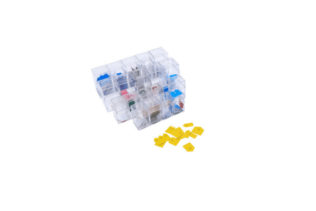 Square Chain Labels Bead Material (Cubes, Squares, Chains & Labels) & Cabinet - The ...