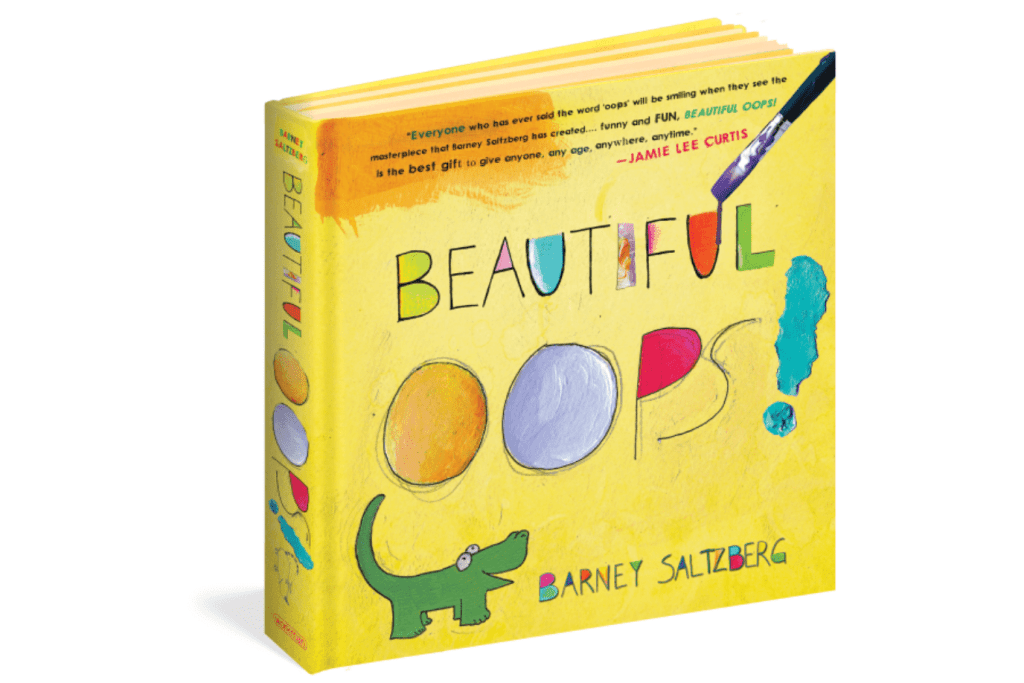 Beautiful Oops! by Barney Saltzberg, Hardcover, 4 to 8 years, books for children about making mistakes, social emotional development, growth mindset, creativity and imagination, The Montessori Room, Toronto, Ontario, Canada., best-selling books for children, best books for children