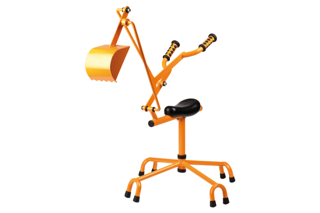 Beleduc Sand Digger, sand excavator, sandbox excavator, children's digger bucket with seat, Sit On Digger, ride on sand digger, ride on excavator, Toronto, Canada