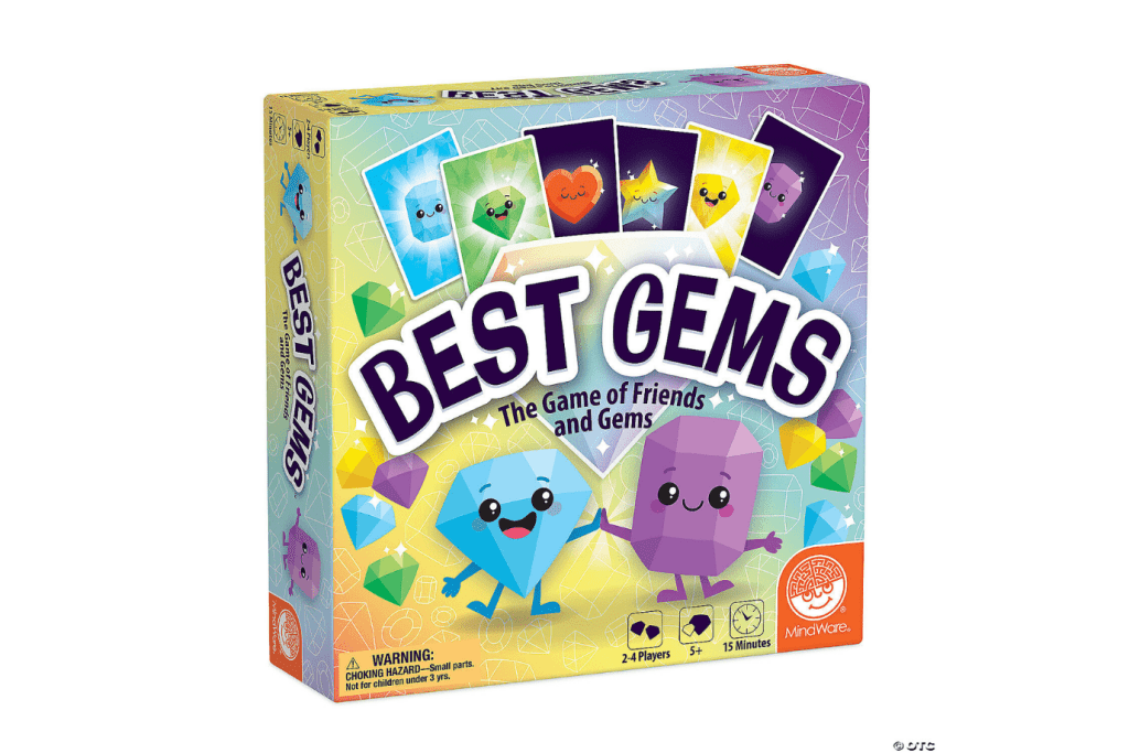 Best Gems Family Game, best board games, family board games, The Montessori Room, Toronto, Ontario, Canada.