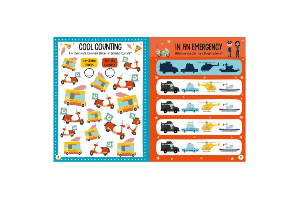 Big Trucks Activity Book