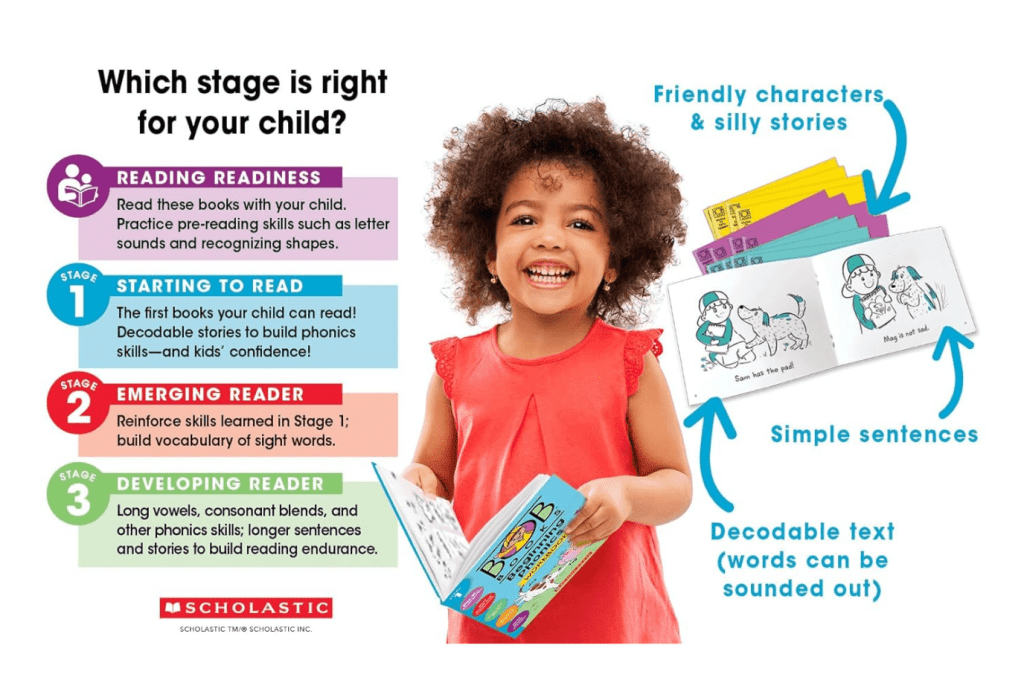 Bob Books Set 1:  Beginning Readers [Stage 1: Starting to Read]