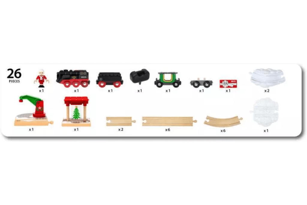 BRIO Christmas Steaming Train Set