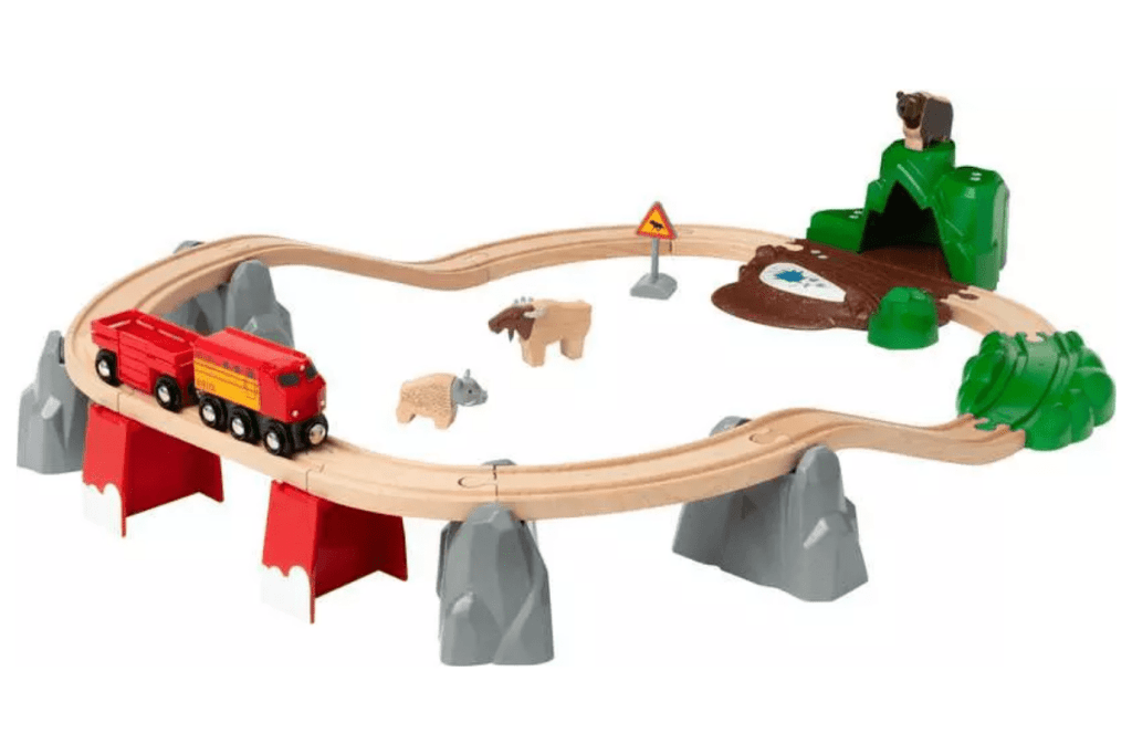 Brio Nordic Animal Set, Brio starter train set, best first train set, best train set to start with, toddler train set, Toronto, Canada, train set with animals train set moose