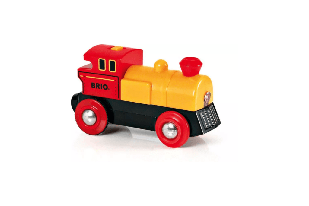Brio Two-Way Battery Powered Engine, Brio, Brio accessories, wooden train set, best wooden train set, high quality wooden train set, best gifts for kids, The Montessori Room, Toronto, Ontario, Canada. 