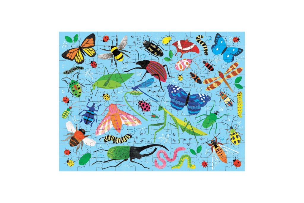 Bugs & Birds 100 Piece Double-Sided Puzzle