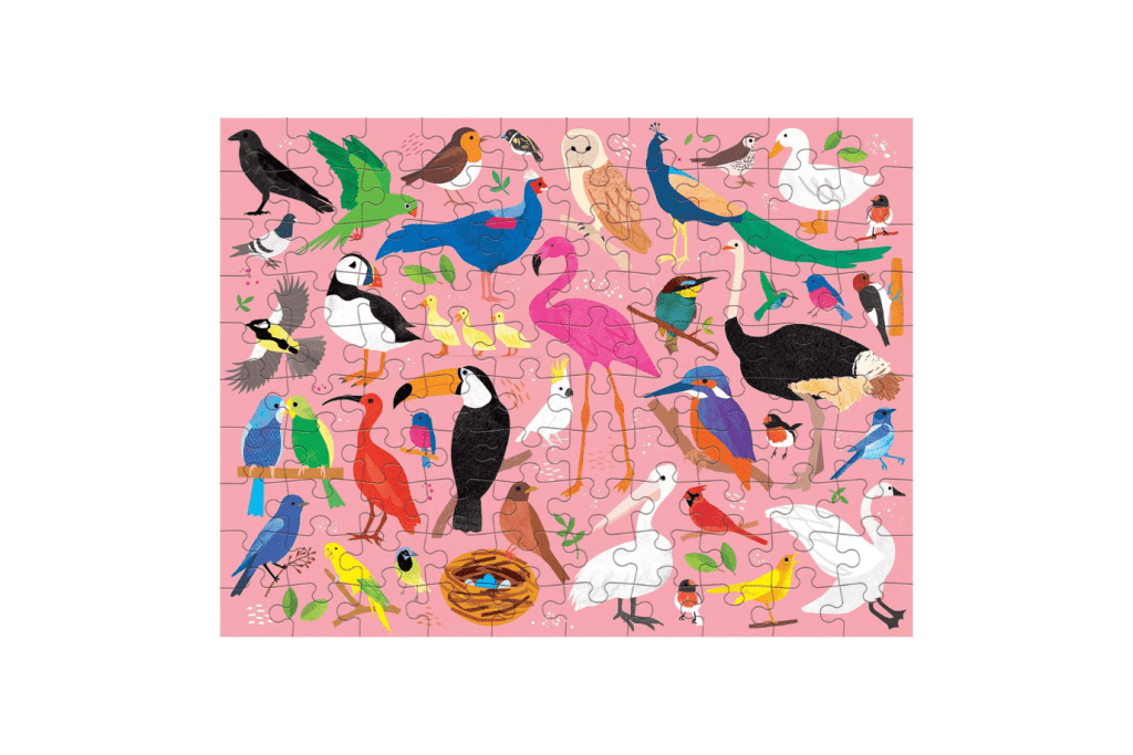 Bugs & Birds 100 Piece Double-Sided Puzzle