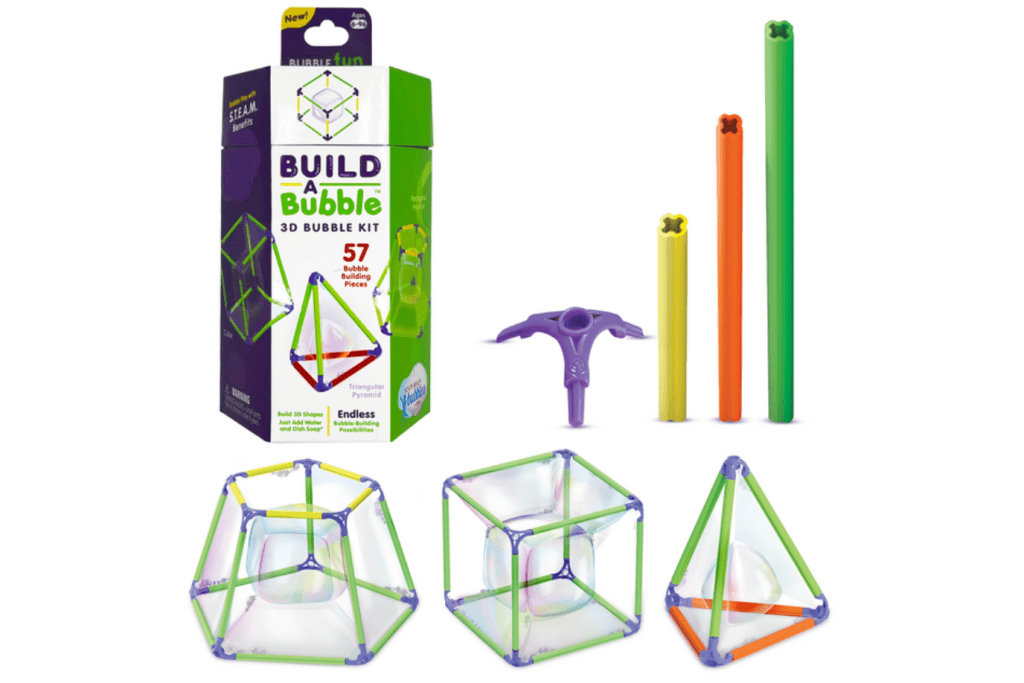 Build-A-Bubble 3D Bubble Making Kit, South Beach Bubbles, STEM activities, outdoor activities, The Montessori Room, Toronto, Ontario, Canada, geometry activities,