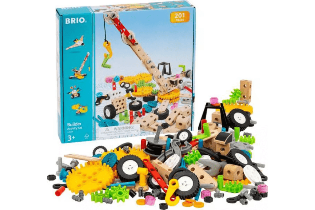 Builder Activity Set, Brio, building toys, wooden building toys, STEM toys, best building toys, best gifts, The Montessori Room, Toronto, Ontario, Canada. 