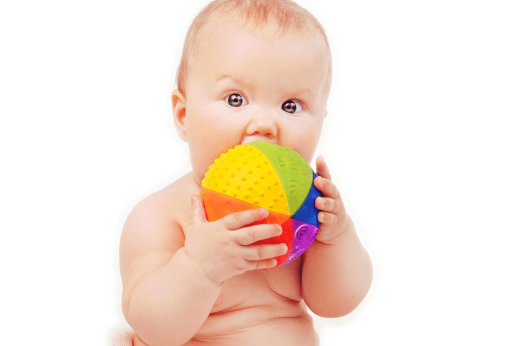 Caaocho Rainbow Sensory Ball - Made from Natural Rubber