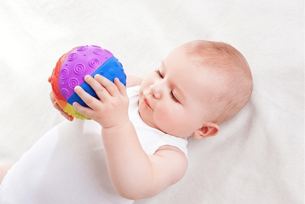 Caaocho Rainbow Sensory Ball - Made from Natural Rubber