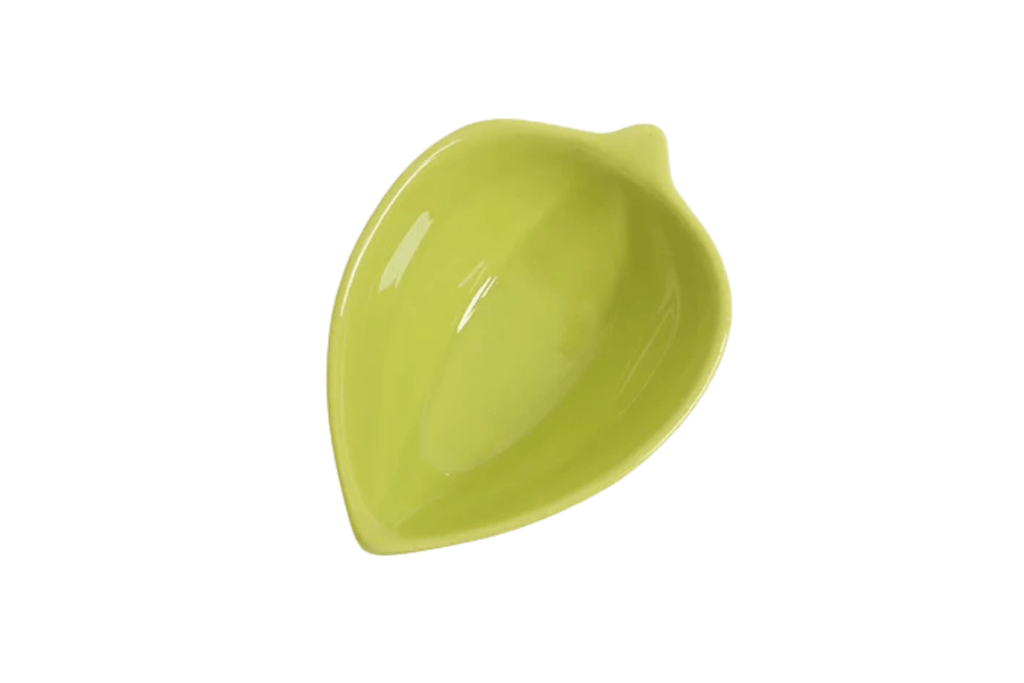 Ceramic Leaf-Shaped Bowl, Montessori practical life materials, Montessori classroom accessories, Montessori plant care, Montessori washing plant leaves, Montessori cleaning plant leaves, Montessori classroom packages, The Montessori Room, Toronto, Ontario, Canada. 