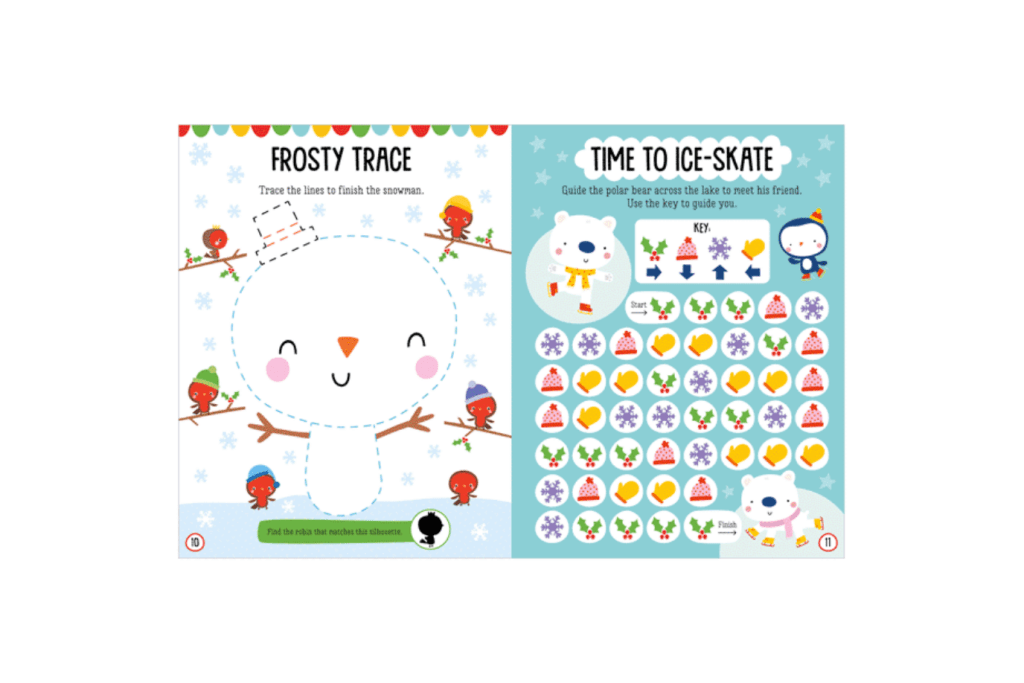 Christmas Activity Book: Felt Stickers