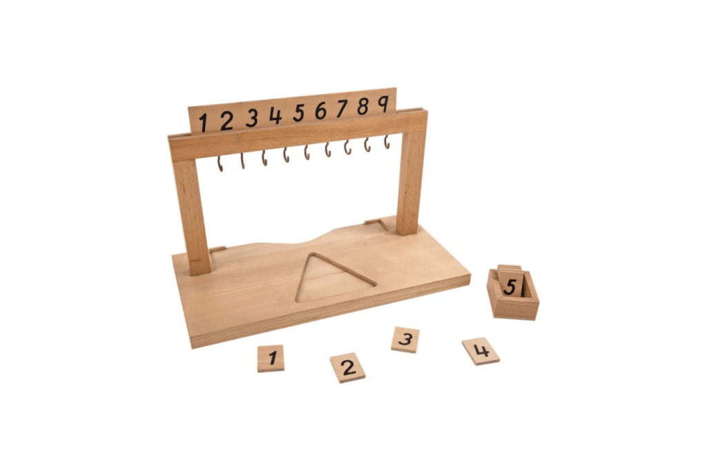 Coloured Bead Stairs 1-9 & Hanger for Coloured Bead Stairs