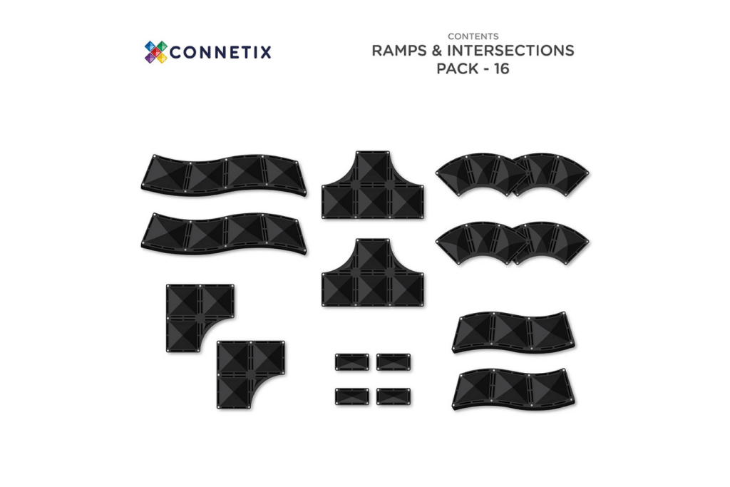 Connetix Ramps & Intersections Pack [16 Pieces]