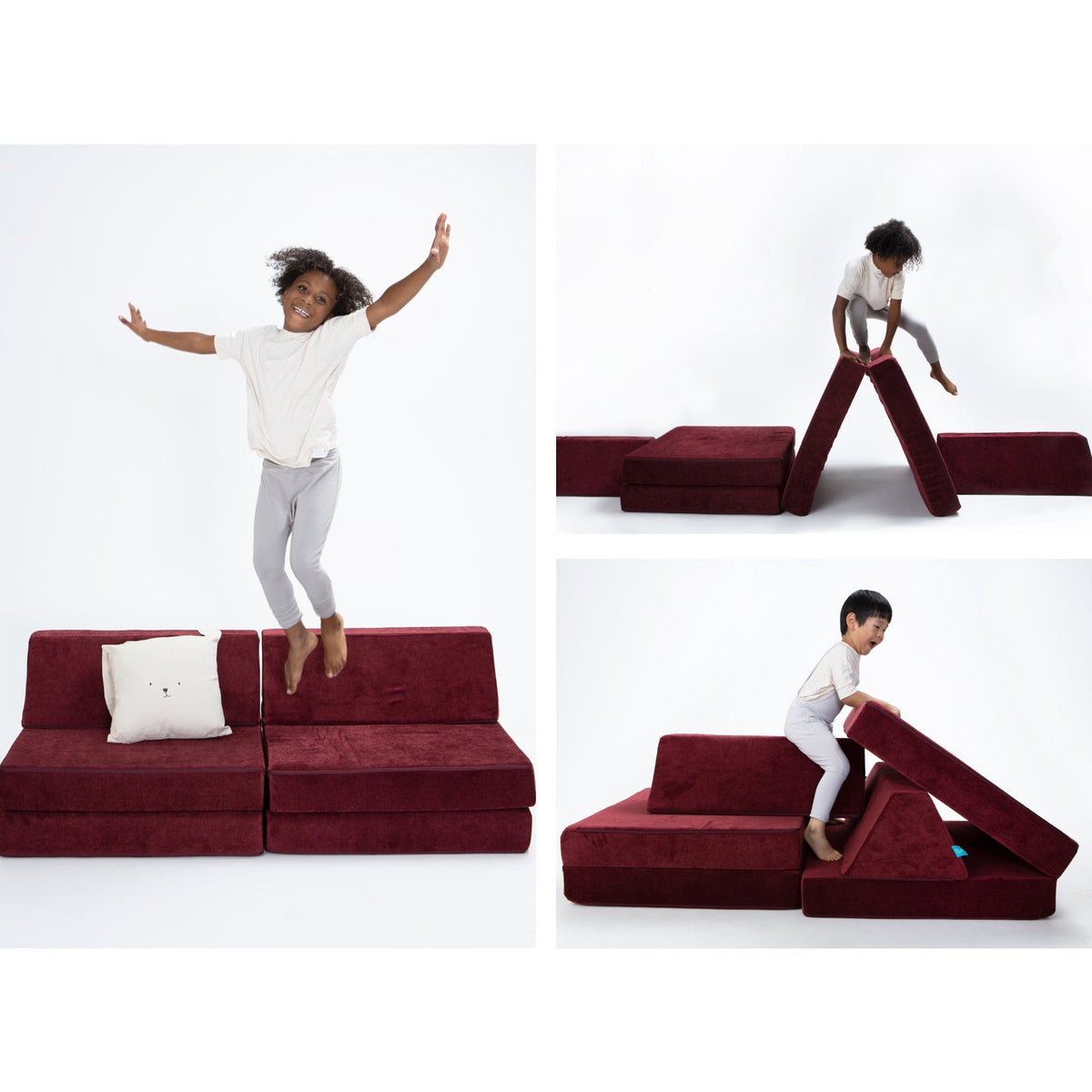 Go Coconut Canadian Play Couches, Furniture and Toys Play couch The Half-Coconut Play Couch