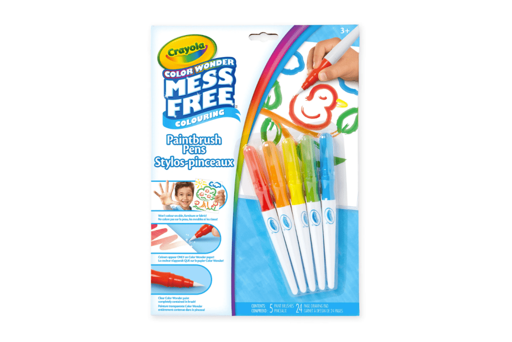 Crayola Colour Wonder Mess-Free Paintbrush Pens Kit Toronto, crayola colour wonder pens, colour wonder markers and paper, colour wonder paper, Toronto, Canada