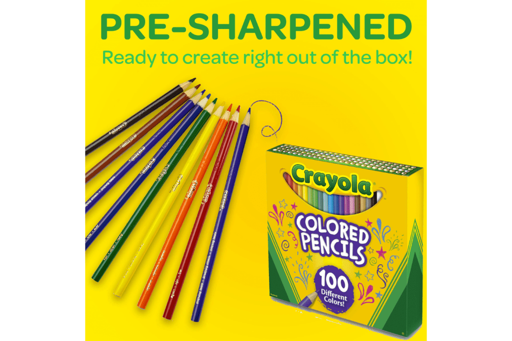 Crayola Coloured Pencils (100 Count)