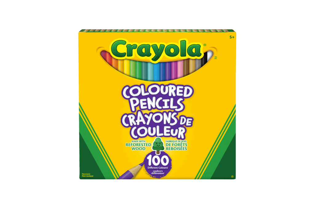 Crayola Coloured Pencils (100 Count) Toronto, class pack of coloured pencils, coloured pencils school pack, large pack of crayola coloured pencils, giant pack of coloured pencils, Toronto, Canada