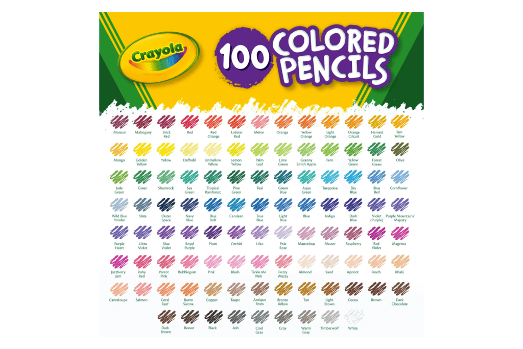 Crayola Coloured Pencils (100 Count)