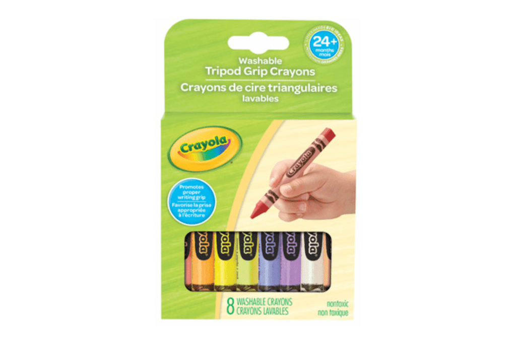 Crayola My First Washable Tripod Grip Crayons, tripod grip crayons, easy grip crayons, toddler crayons, Toronto, Canada