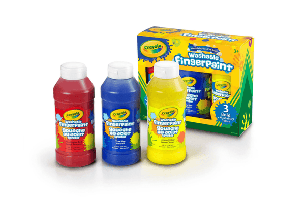 Crayola Washable Fingerpaint, 3 Bottles - The Montessori Room