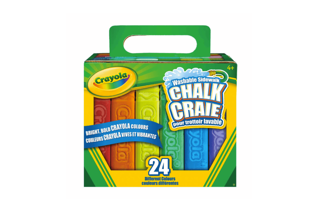 Crayola Washable Sidewalk Chalk (24 Count) toronto, big pack of sidewalk chalk, box of sidewalk chark, crayola sidewalk chalk, big box of sidewalk chalk, Toronto, Canada