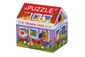 Crocodile Creek 50-Piece Chicken Coop Puzzle