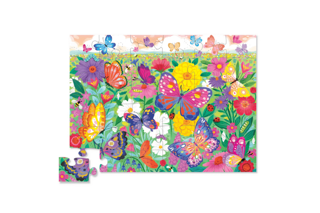 Crocodile Creek Butterfly Garden Puzzle (36 Pieces)