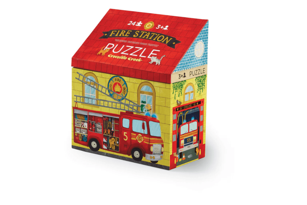 Crocodile Creek Fire Station Puzzle (24 Pieces)