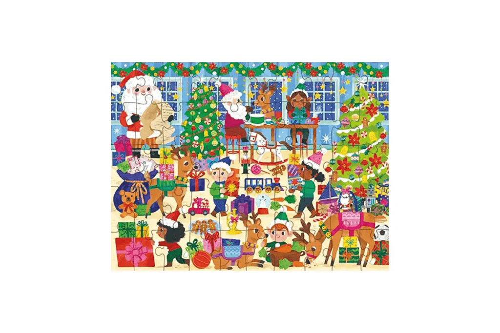 Crocodile Creek Santa's Workshop (50 Pieces) Crocodile Creek Christmas Puzzles