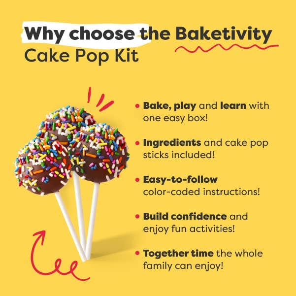 Baketivity Corp DIY Cake Pop Kit Makes from Baketivity