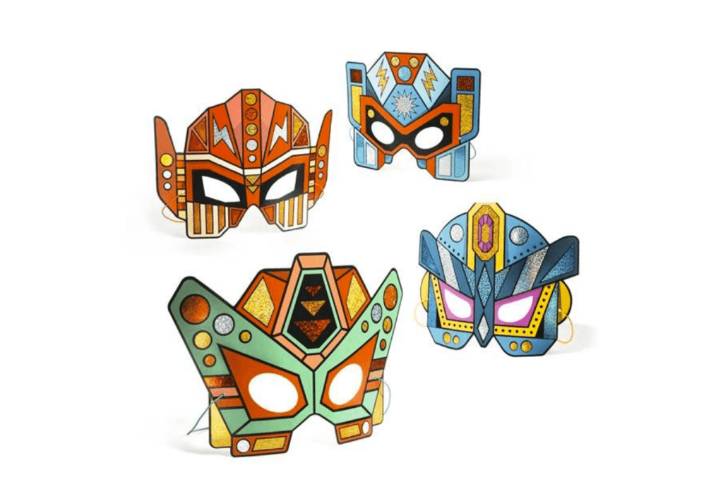 Robot Mask Pattern DIY Super Robot Masks I The Montessori Room