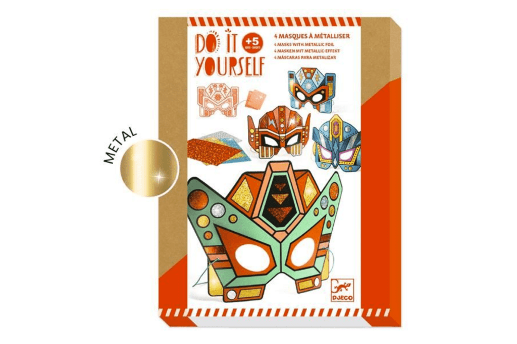 DIY Super Robot Masks, robot craft kits, Djeco, best gifts for kids, craft kits for kids, The Montessori Room, Toronto, Ontario, Canada
