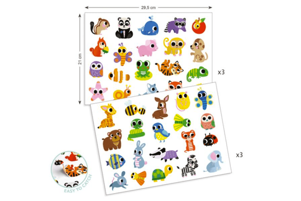 Djeco Big Stickers (Baby Animals)