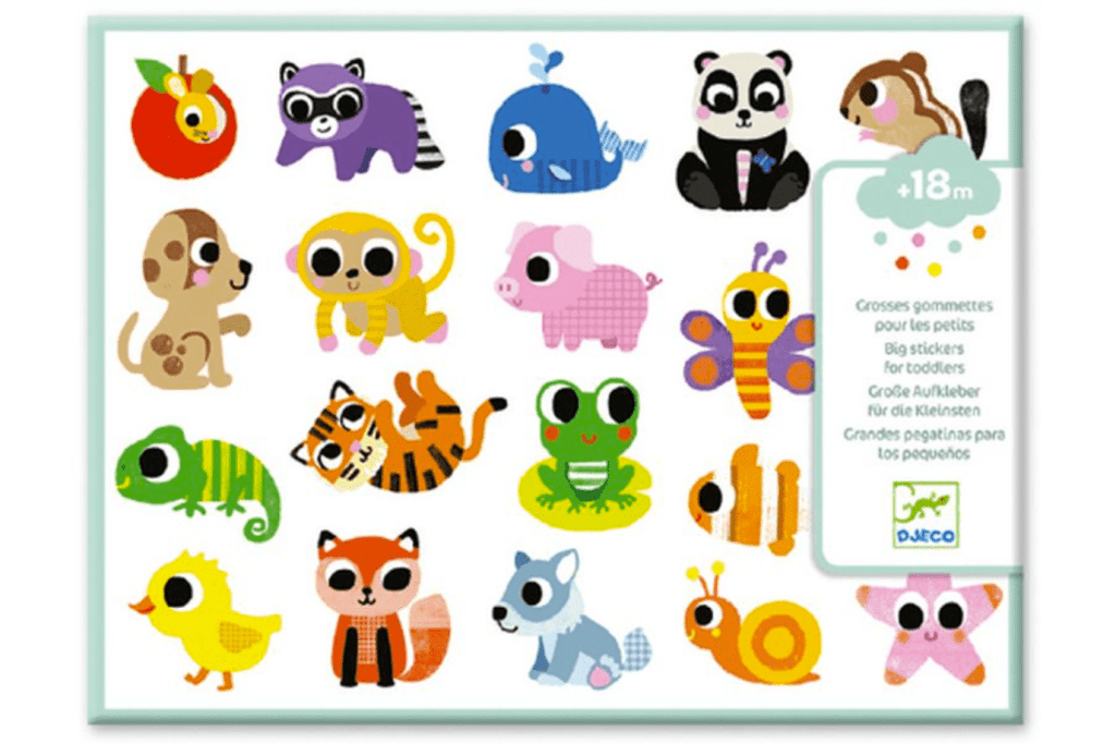 Djeco Big Stickers (Baby Animals)