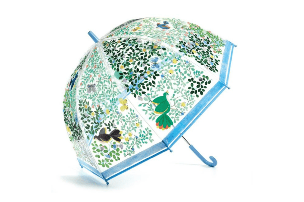Djeco Umbrella adult / Birds, adult umbrellas with fun designs, cute adult umbrella, colourful umbrella, colourful umbrella for adults, bird-themed gifts, fun umbrellas, Toronto, Canada, umbrellas for older kids
