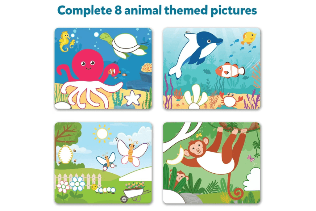 Dot it!: Wild, Farm & Underwater Animals