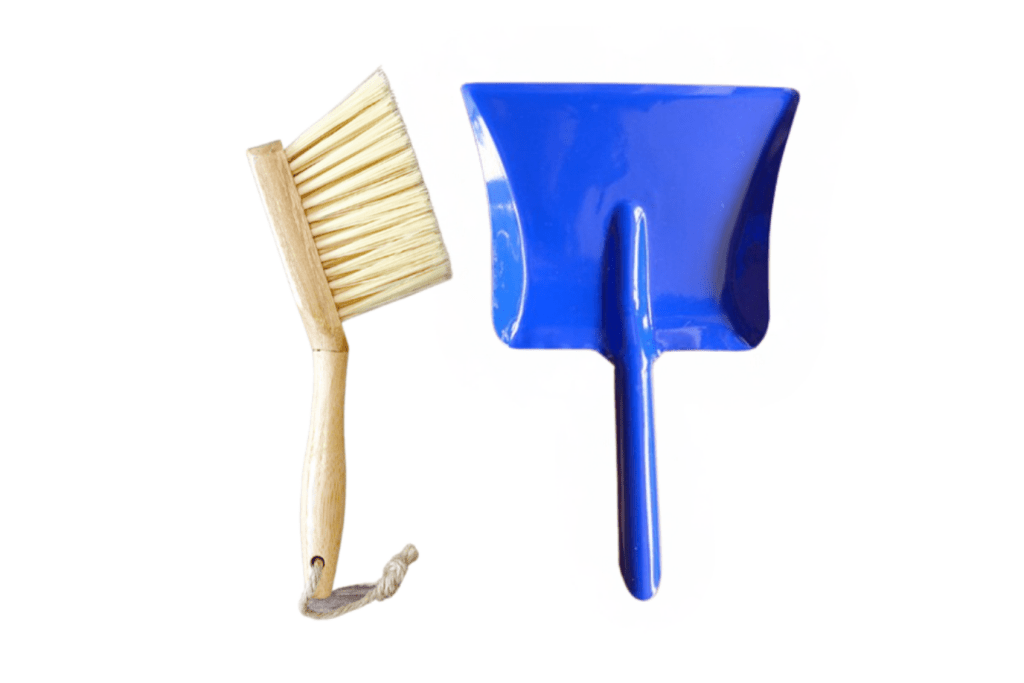 Dustpan and Hand Broom - The Montessori Room, Toronto, Ontario, Canada,  Montessori practical life materials, toddler cleaning materials, toddler cleaning supplies, toddler hand broom, toddler dustpan, toddler broom set
