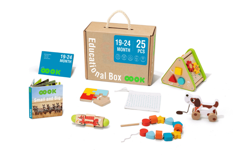 The Play Kits by Lovevery, Lovevery, Montessori toy subscription, buy Lovevery item individually, Lovevery Canada, Lovevery in store, The Realist Playkit, 19 - 21 Months, The Companion Playkit, 22 - 24 Months, The Montessori Room, Toronto, Ontario, Canada.