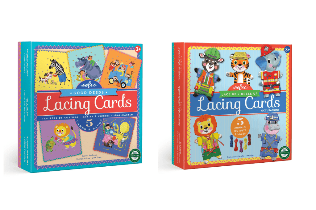 eeBoo Lacing Cards