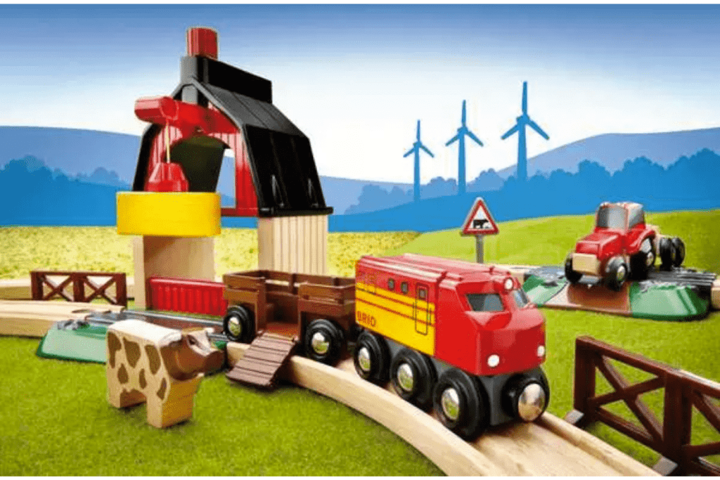 Brio Farm Railway Set