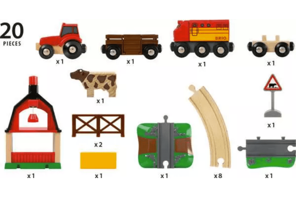 Brio Farm Railway Set