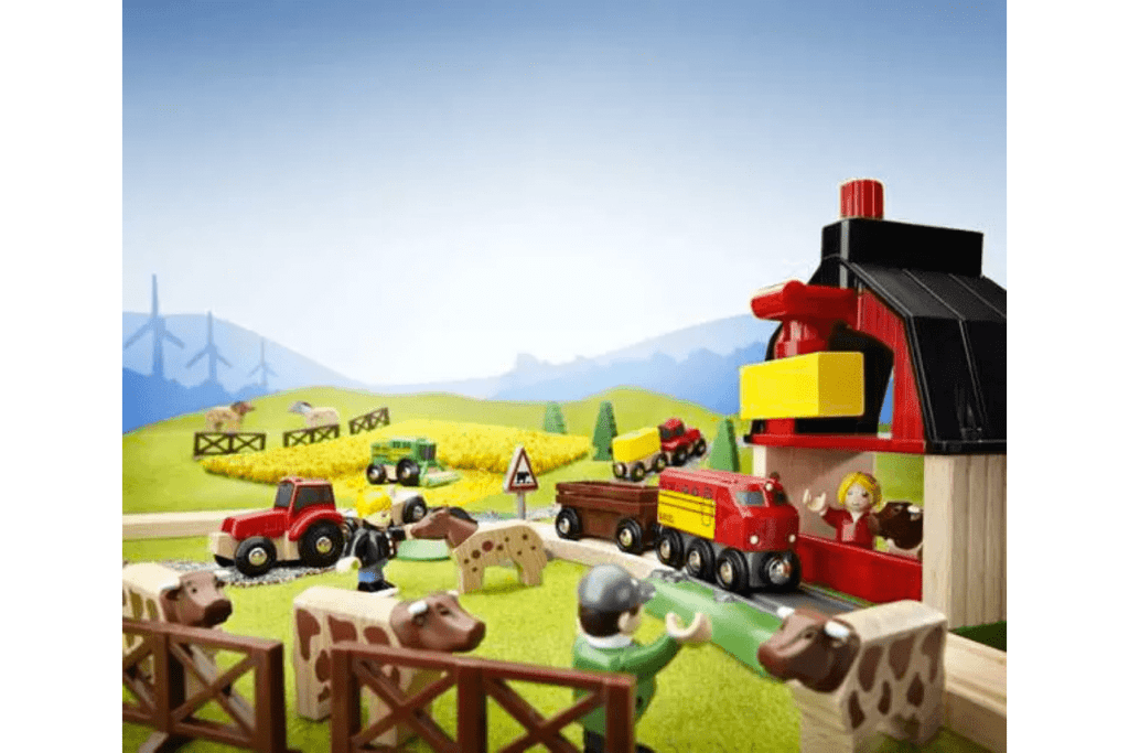 Brio Farm Railway Set