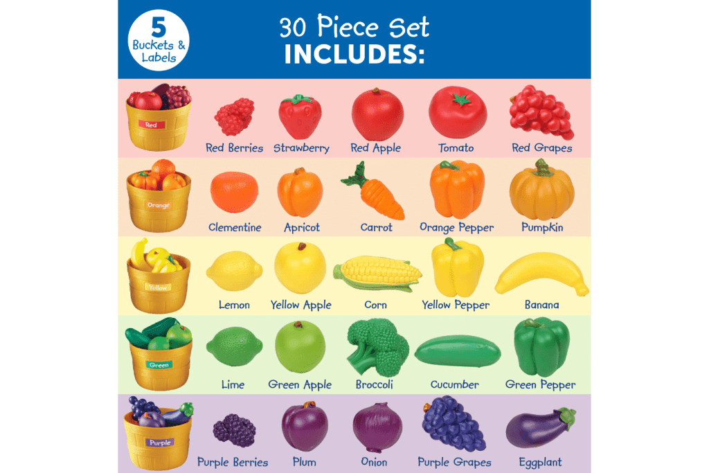 Farmer's Market Large Colour Sorting Set