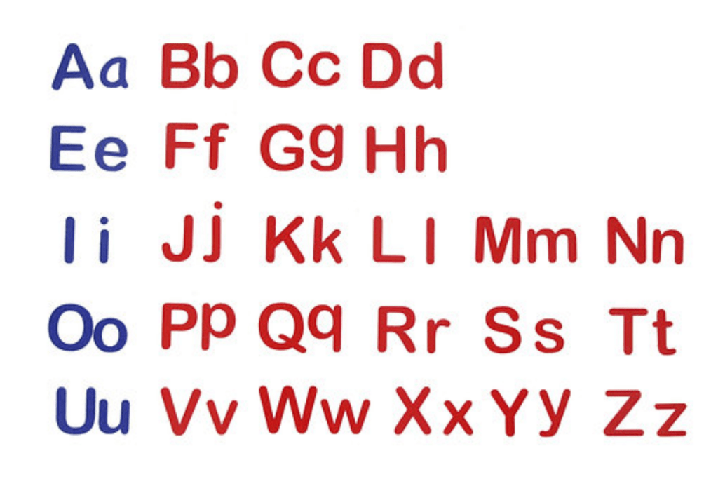 Felt Movable Alphabet with Small Objects