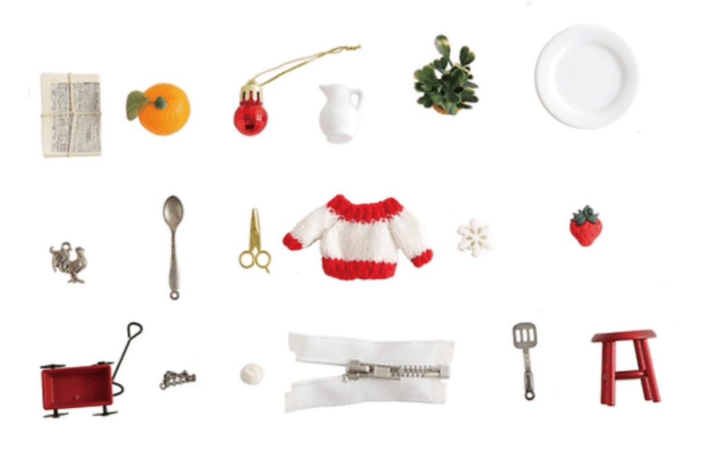 Felt Movable Alphabet with Small Objects