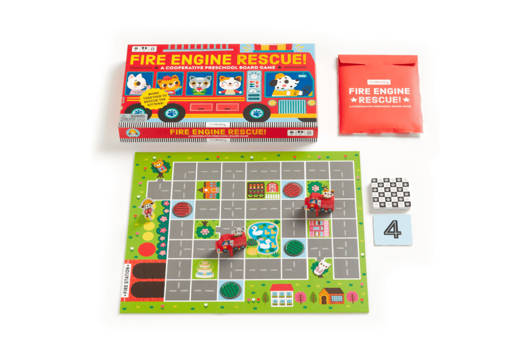 Fire Engine Rescue! Cooperative Board Game